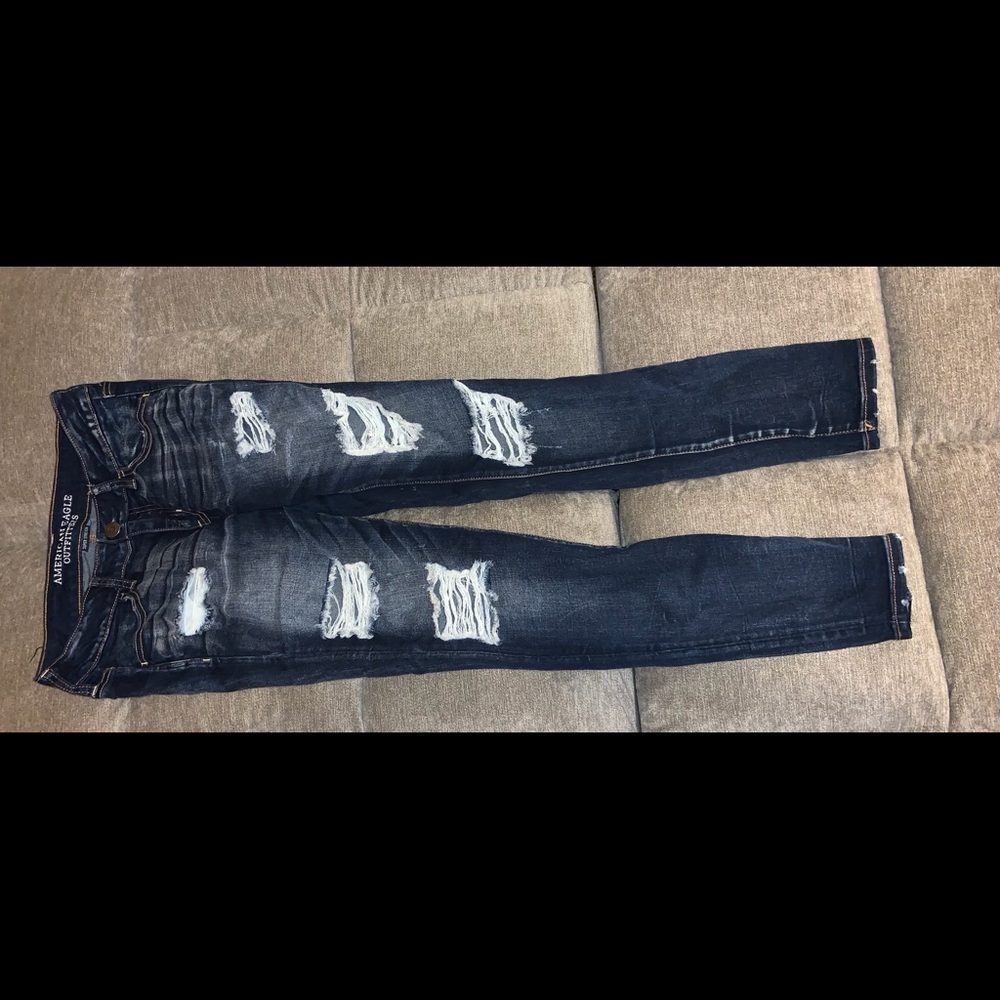 Dark washed American eagle jeans